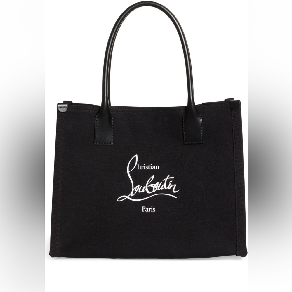 Christian Louboutin Large Nastroloubi Canvas Tote with Dustbag NWOT